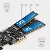 Kép 3/12 - Axagon PCES-SA4M2 2db belső SATAIII portos + 2db SATA M.2 foglalat PCI-Express kártya