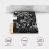 Kép 4/8 - Axagon PCES-SA4X4 4db belső SATAIII portos PCI-Express kártya