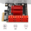 Kép 4/8 - Axagon PCES-SA6 6 db belső SATAIII portos 2 sávos PCI-Express kártya