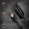 Kép 2/12 - Axagon RVDM-HI14N Mini Displayport - HDMI 1.4 adapter