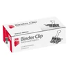 Kép 3/3 - Bindercsipesz, 25mm, fekete, 12db/doboz