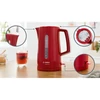 Kép 2/7 - Bosch TWK3A014 CompactClass 1,7 l vörös vízforraló