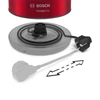 Kép 2/9 - Bosch TWK3P424 DesignLine piros-fekete vízforraló