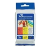 Kép 1/3 - Brother TZE-31M3 laminált P-touch szalag (12mm) Black on Red/Yellow/White - 8m