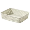 Kép 1/2 - Rattan hatású kosár, A5, törtfehér, CURVER "My Style"