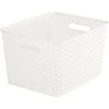 Rattan hatású kosár, 18l, törtfehér, CURVER 