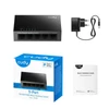Kép 4/4 - CUDY GS105 5 portos Gigabit, fém ház, fekete asztali Switch