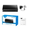 Kép 3/3 - CUDY GS108 8 portos Gigabit, VLAN/Extend mód, fém ház, fekete asztali Switch