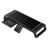 Kép 2/10 - Conceptronic Monitor állvány - THORNE01B (állítható RGB, 4x USB2.0, beépített fiók, összecsukható, Max.: 10kg, fekete)