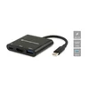 Kép 1/11 - Conceptronic Notebook Dokkoló - DONN01B (Bemenet: USB-C, Kimenet: HDMI+USB-C PD:60W+USB-A 3.0, fekete)