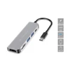 Kép 1/6 - Conceptronic Notebook Dokkoló - DONN02G (Bemenet: USB-C, Kimenet: HDMI+USB-C PD:60W+USB-A+SD/TF, szürke)