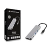 Kép 3/6 - Conceptronic Notebook Dokkoló - DONN02G (Bemenet: USB-C, Kimenet: HDMI+USB-C PD:60W+USB-A+SD/TF, szürke)