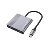 Kép 2/11 - Conceptronic Notebook Dokkoló - DONN11G (Bemenet: USB-C, Kimenet: 2xHDMI+USB-C PD:100W+USB-A, ezüst)