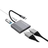 Kép 3/11 - Conceptronic Notebook Dokkoló - DONN11G (Bemenet: USB-C, Kimenet: 2xHDMI+USB-C PD:100W+USB-A, ezüst)