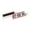 Logisztikai zseb, 100x38 mm, fekvő, DURABLE, mágneses, átlátszó