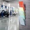 Prospektustartó, fali, álló, 6db, A4, DURABLE 