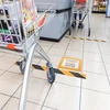 Padlójelölő ablak,sárga, A4, eltávolítható, DURABLE, 10db/cs