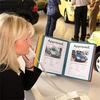 Kép 6/7 - Bemutatótábla tartó, asztali, 10 db bemutatótáblával, DURABLE "VARIO® 10", vegyes szín
