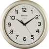 Kép 1/2 - Falióra, 28,5 cm, SECCO "Sweep Second",ezüst színű keret