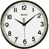 Kép 1/2 - Falióra, 24,5 cm,  SECCO, króm színű keretes