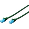 Kép 1/6 - DIGITUS CAT5e U/UTP PVC 1m zöld patch kábel
