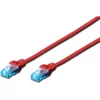 Kép 1/6 - DIGITUS CAT5e U/UTP PVC 2m piros patch kábel