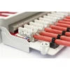 Kép 5/12 - DIGITUS CAT6A 24port 19" 1U kompakt szürke árnyékolt Patch Panel
