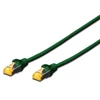 Kép 1/7 - DIGITUS CAT6A S-FTP LSZH 2m zöld patch kábel