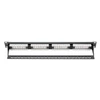 Kép 2/4 - DIGITUS CAT6 24port 19" 1U kompakt fekete árnyékolatlan Patch Panel