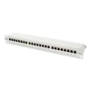 Kép 1/13 - DIGITUS CAT6 24port 19" 1U kompakt szürke árnyékolt Patch Panel