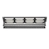 Kép 2/4 - DIGITUS CAT6 48port 19" 2U kompakt fekete árnyékolatlan Patch Panel