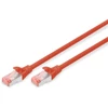 Kép 1/7 - DIGITUS CAT6 S-FTP LSZH 10m piros patch kábel