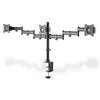 Digitus DA-90362 Universal Triple Monitor Stand With Clamp Mount Black