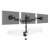 Digitus DA-90362 Universal Triple Monitor Stand With Clamp Mount Black