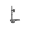 Kép 1/8 - DIGITUS DA-90437 C-bilincses univerzális (VESA 75 / 100) fekete monitor tartó állvány