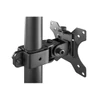 Kép 2/8 - DIGITUS DA-90437 C-bilincses univerzális (VESA 75 / 100) fekete monitor tartó állvány