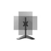 Kép 5/8 - DIGITUS DA-90437 C-bilincses univerzális (VESA 75 / 100) fekete monitor tartó állvány