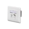Kép 1/13 - DIGITUS DN-9008-1 CAT 6A Class EA 2x RJ45 fali aljzat