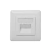 Kép 7/13 - DIGITUS DN-9008-1 CAT 6A Class EA 2x RJ45 fali aljzat