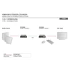 Kép 5/8 - DIGITUS DS-55202 4K HDMI (120m FullHD) extender szett