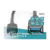 Kép 4/5 - DIGITUS USB 3.0 Type A anya-> USB 3.0 Type C apa 0,15m OTG adapter