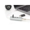 Kép 3/10 - DIGITUS USB Type-C Ethernet adapter + 3 portos USB HUB