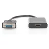 Kép 3/7 - DIGITUS VGA apa -> HDMI anya adapter audio kábellel