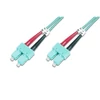 Kép 1/6 - DIGITUS duplex 2xSC + 2xSC MM OM3 50/125µ 5m optikai patch kábel
