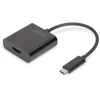 Kép 1/4 - DIGITUS fekete USB 3.0 Type C - HDMI (4K@30Hz) adapter