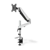 Kép 6/16 - DIGITUS gázrugós C-bilincses univerzális (VESA 75 / 100) 1-es ezüst monitor tartó konzol