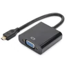 Kép 1/8 - DIGITUS micro HDMI apa -> VGA anya adapter