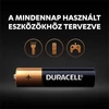 Elem, AAA mikro, 4 db, DURACELL 