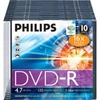 Philips DVD-R 4,7 GB 16x slim tokos DVD lemez