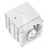 DeepCool CPU Cooler - AK620 DIGITAL SE WH (28 dB; max, 117,21 m3/h; 4pin csatlakozó, 6 db heatpipe, 2x12cm, PWM, RGB)